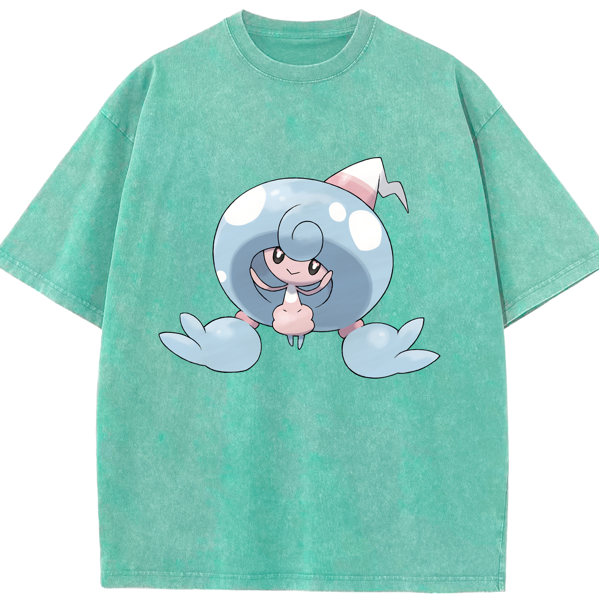 （画像用） ポケットモンスター Pokémon 綿100% ヴィンテージ風 半袖Tシャツ（フロントプリント）